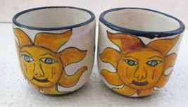 Vintage (2) &quot;Sin Plumo&quot; Pottery Handmade &amp; HandPainted Collectible Ceram... - £31.34 GBP