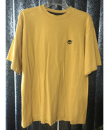 Timberland Men&#39;s Shirt 3XL Mustard Yellow Crewneck Big Graphic Pullover ... - $24.08 CAD