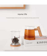Japanese Tea Set: Wood &amp; Glass Infuser - $637.09 MXN