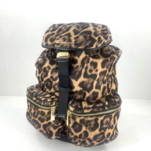 Michael Kors Perry Backpack  Animal Print Bag Nylon Drawstring Pushlock B2P - £98.28 GBP