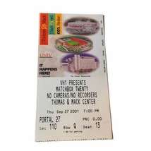 Vintage September 2001 Matchbox Twenty Concert Ticket Stub Las Vegas - £52.53 GBP