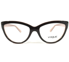 Vogue Eyeglasses Frames VO2865 2187 Brown Pink Silver Butterflies 54-17-135 - £29.80 GBP