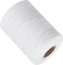 White Cotton Butchers Twine - 656 Feet 2MM Thick String, Kitchen Cooking... - $13.15