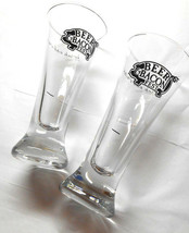 * 2 BEER  BACON FEST Drink Eat Relax Beer Tasting Glasses North Carolina - £6.88 GBP
