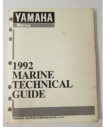 1992 Yamaha Marine Technical Guide Manual OEM - $185.66 MXN