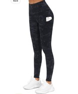 NWT The Gym People Black Camo Thick High Waist Yoga Leggings Pockets Siz... - $226.56 MXN