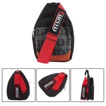 Brand New JDM Nismo Red Backpack Molle Tactical Sling Chest Pack Shoulder Waist  - £23.90 GBP