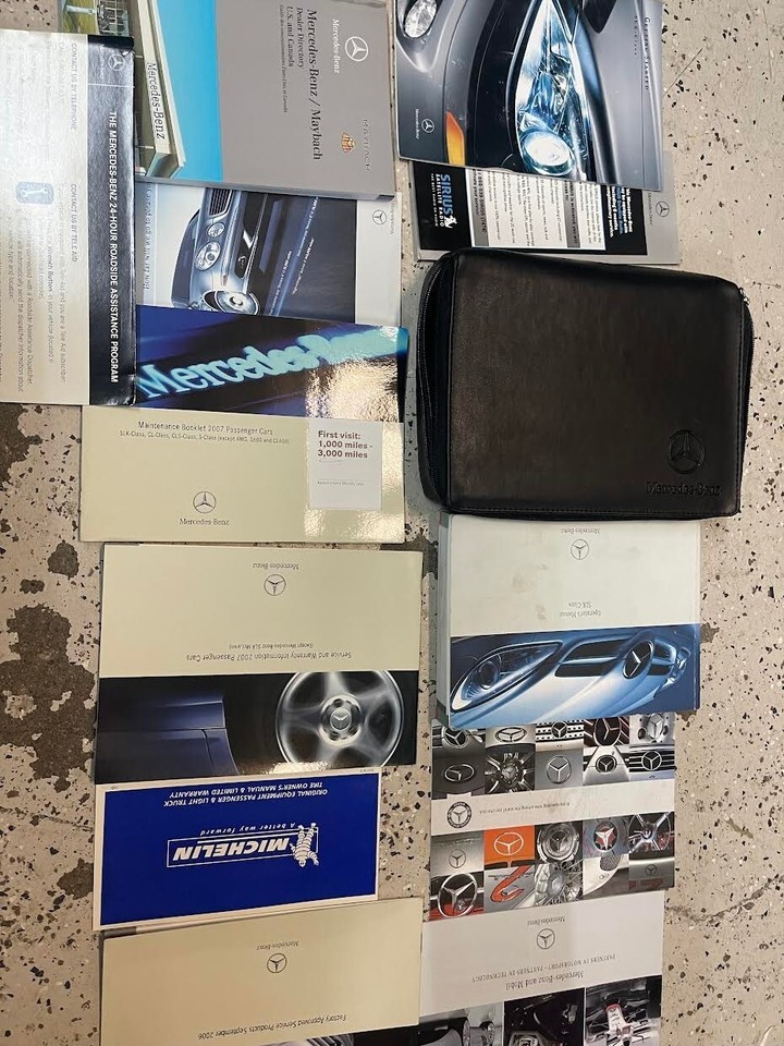 2007 MERCEDES BENZ SLK Class 55 280 350 Owners Operators Manual Set OEM Item image 2