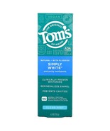 Tom&#39;s of Maine Natural Toothpaste Simply White With Fluoride Clean Mint ... - $45.44
