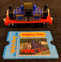 MIGHTY MAC w/ Collector Card - Thomas &amp; Friends Take Along N Play - Diecast - £12.07 GBP