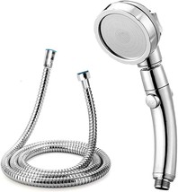 Detachable Shower Head With 59-Inch Hose, High Pressure Water-Saving, 360-Degree - £26.72 GBP