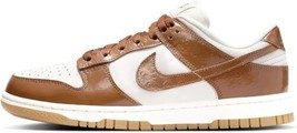 Nike Womens Dunk Low Basketball Sneakers Color Phantom/Ale Brown-sail Size 8 - £116.98 GBP