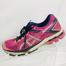 Asics Womens Pink GT 1000 Running Walking Atheltic Shoes T5A7N Size 9.5 - £15.50 GBP