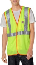 Carhartt Mens High Visibility  Safety Vests, Brite Lime, Medium US - $408.83 MXN