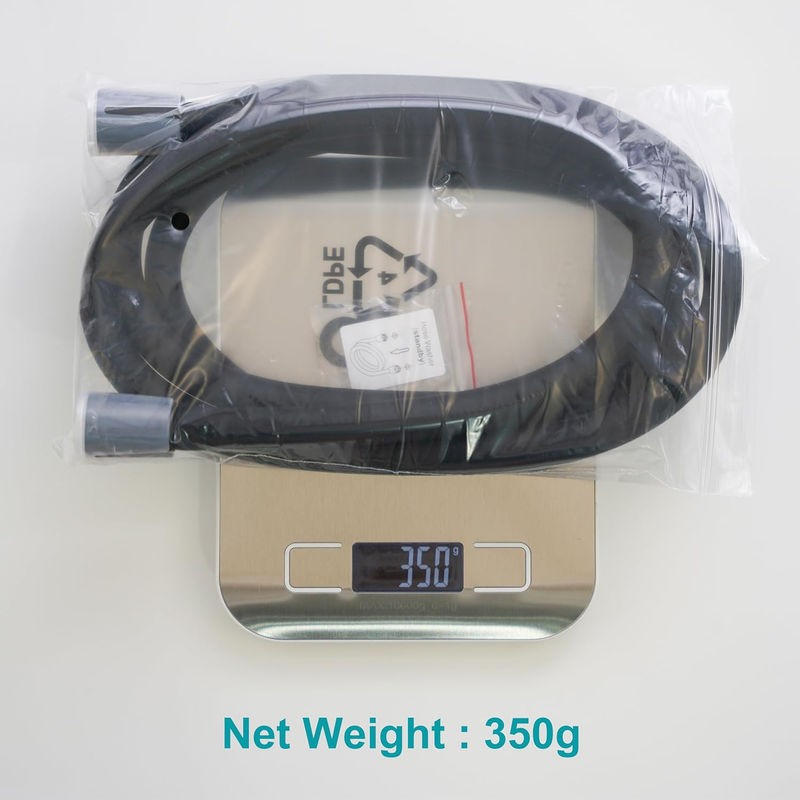 Shower Hose Replacement,79 Inches Extra Long Matte Black Silicone Handheld Showe Item image 8