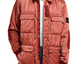 STONE ISLAND Men&#39;s 43521 Nylon Raso Quilted TC Jacket in Red-Large - $399.88