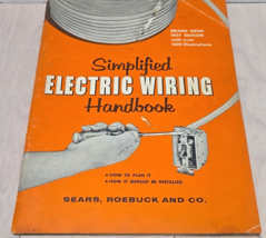 1957 Sears Simplified Electric Wiring Handbook - $11.83