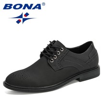 New Designers Dress Shoes Brogue Lace Up Flats Men Casual Shoes Nubuck Leather F - £74.52 GBP