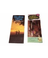 Luray Caverns &amp; Skyline Drive Virginia 1970’s-1980’s Brochure Set Of 2 - $8.12