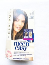 CLAIROL ~ Nice &#39;N Easy ~ Permanent ~ #3 Brown Black Hair Color  - $5.39