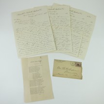 Louisville &amp; Nashville Railroad Letter Envelope Frank Turpen Strike Anti... - $199.99