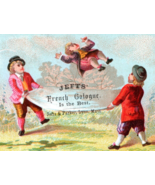 Jefts&#39; French Cologne Victorian Trade Card Jefts &amp; Parker Lynn, Mass - $412.83 MXN
