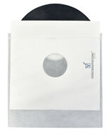 CheckOutStore White Non Woven Record Outer Sleeves for 12&quot; LP Vinyl 33 R... - $435.68 MXN+