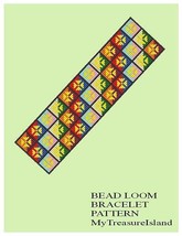 Bracelet Bead Loom Vintage Motif 35 Bracelet Pattern PDF BP_142 - £3.58 GBP
