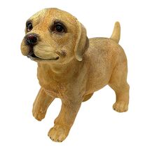 Yellow Labrador Retriever Puppy Figurine New - $29.98