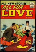 All For Love #6 1958- Silver Age Romance- Love Triangle cover FN - $69.84