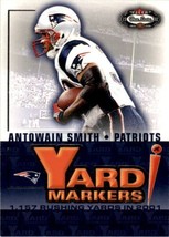 2002 Fleer Box Score Yard Markers #2YM Antowain Smith New England Patriots - $3.49