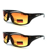 HD Lens Sunglasses High Definition Driving Lens Wrap Sports UV400 Tortoi... - $360.06 MXN