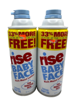 (2) Rise Baby Face Shaving Cream For Sensitive Skin 14.75 oz Vintage - $1,115.81 MXN