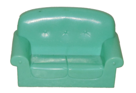 2010 Spin Master Olivia The Pig Doll House Replacement Aqua Green Sofa - £3.54 GBP