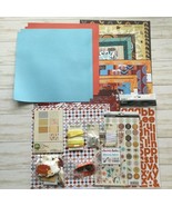 Scrapbook Kit Lot 28 Sheets Sassafras American Crafters Making Memories ... - $22.49