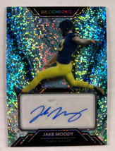 2023 Wild Card Wildchrome Draft Jake Moody Teal Sparkles Auto #9/10 - £11.09 GBP