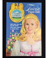 President Nixon&#39;s Daughter Tricia Paper Doll White House Uncut Vintage 1... - $27.26 CAD