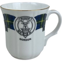 Bydand Gordon Tartan Clan Mug Scotland Scottish Chiefs Duchess Bone Chin... - $23.33