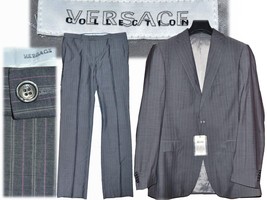 Versace Suit Man 48 E Uropea / 38 Uk / 38 Usa Even - 85% VE01 T3G - £310.73 GBP