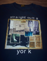 Vintage 1994 LIVE Band Straight Outta York Tour Concert T-Shirt Mens LARGE - £67.25 GBP