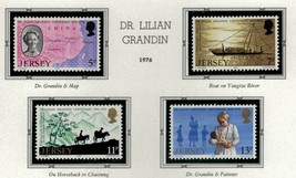 ZAYIX - 1976 Great Britain Jersey #164-167 - MNH - Dr. Lilian Grandin - Medical - £1.19 GBP