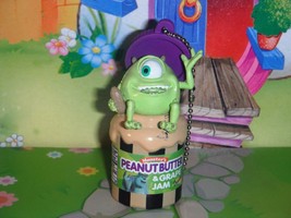 Disney Pixar Monsters Inc. Mike on Peanutbutter Jam Jar Figurine Cake Decoration - £6.99 GBP