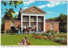 Postcard Upper Canada Village Crysler Hall Morrisburg Ontario - £2.33 GBP