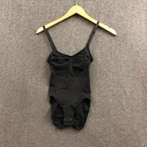 SKIMS Bodysuit Brief w/Snaps Onyx Black Size S/M SH-BSB-0348 Sleeveless ... - $62.10 CAD