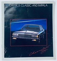 1984 Chevrolet Caprice Classic Dealer Showroom Sales Brochure Guide Catalog - £7.43 GBP