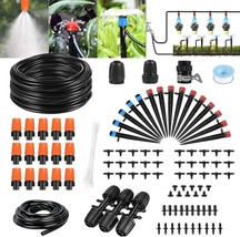 Drip Irrigation Kit 43m/141ft Garden System-119 Pieces - $29.55