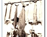 RPPC Giant Fish Caught at Port Isabel Texas TX UNP Postcard V6 - $9.85