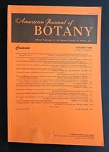American Journal of BOTANY Official Publication October 1988 Volume 75 Number 10 - £23.36 GBP