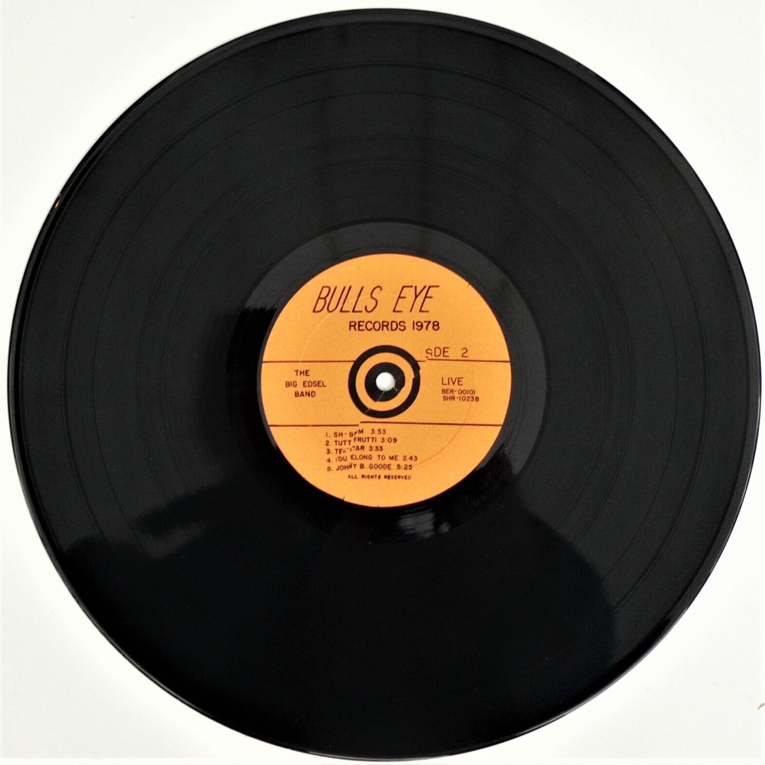BIG EDSEL BAND ~ LIVE ~ EX- / FAIR ~ VINYL LP 1978 ~ NJ Rock &#39;n&#39; Roll Co... - $11.87