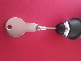 NOS Hirschmann Antenna Aerial Key for Manual AM FM Retractable Key Lock ... - $3.95